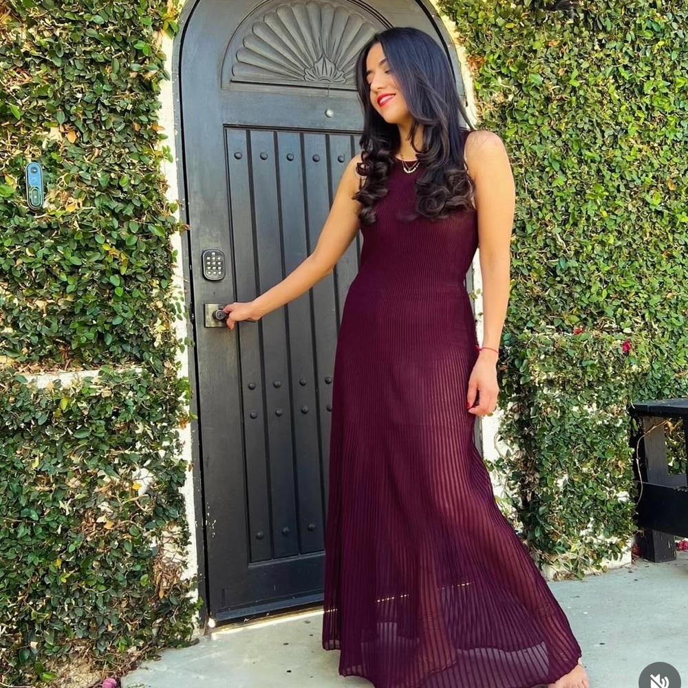 Zara Rib Knit Maxi Dress - Picture 4 of 14